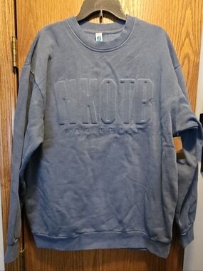 NKOTB Las Vegas Embossed Crewneck Sweatshirt - Blue XL